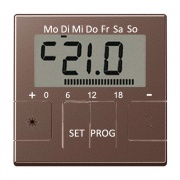 Накладка электронного дисплея для термостата с таймером UT238E Jung A Мокко