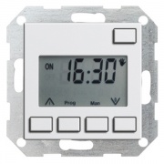 Таймер электронный Easy Gira System 55+E22 белый глянцевый