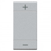 LL Клавиша диммера +/- 1 модуль, цвет алюминий