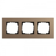 Рамка 3-ая Gira Esprit Linoleum-Multiplex Светло-коричневый