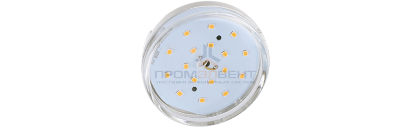 Ecola GX53   LED  8,5W Tablet 220V 2800K прозрачная 27x75