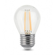 Лампа Gauss Filament Шар 9W 710lm 4100К Е27 LED 1/10/50