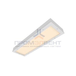 Светодиодный светильник "ВАРТОН" медицинский 595*180*55мм с опаловым рассеивателем 18 ВТ 2700К IP54