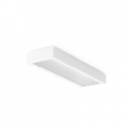 Светильник LED "ВАРТОН" медицинский накладной 595*180*55 мм с рассеивателем опал 18 ВТ 6500К класс защиты IP54 с функцией аварийного освещения