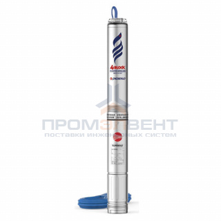 Насос скважинный Pedrollo 4BLOCKm 2/12  (0,75 кВт, Qmax 60 л/мин, Hmax 94 м, 1x230В, кабель 30м)