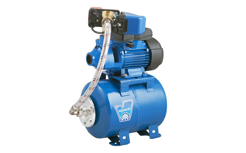 Насосная станция Aquario AUTO ADB-35-(8L)-H - 0,43 кВт (8 л, однофазный, Hmax 35 м, Qmax 35 л/мин)