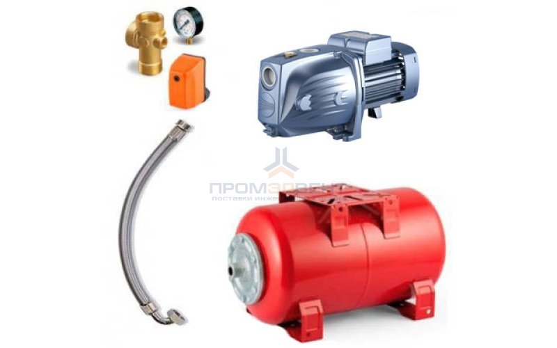 Насосная станция Pedrollo HYDROFRESH JSWm 1B-24 CL - 0,48кВт (Qmax 60 л/мин, 1x230В, с/х)