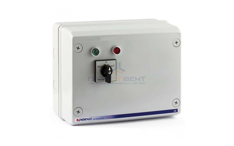 Пульт управления Pedrollo QET 1000 - 7,5 кВт (трехфазный, 21,5 А)