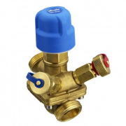 Клапан балансировочно-регулирующий Danfoss - AQT 1" (НР/НР, PN16, Tmax 120°C, c измер.ниппелями)