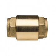 Клапан обратный STOUT - 1/2" (ВР/ВР, PN25, Tmax 100°C, затвор металлический)
