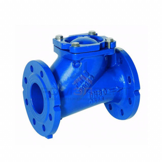 Клапан обратный шаровой GENEBRE 2453 - Ду65 (ф/ф, PN16, Tmax 80°C, чугун)
