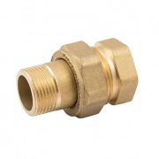 Сгон прямой американка ELSEN METALIT EBF26 - 3/4" (НР/ВР, плоское уплотнение)