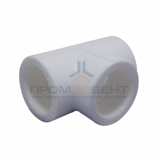 Тройник KALDE - 110 (для полипропиленовых труб под пайку, цвет белый)
