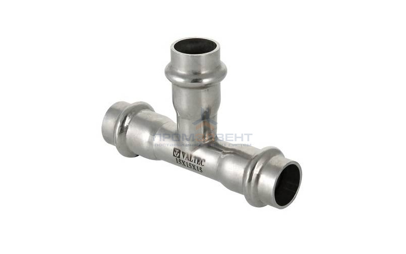 Тройник переходной VALTEC VTi.931 - 35 x 22 x 35 (прессовой, для труб из нержавеющей стали)