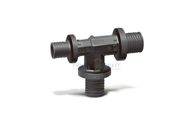 Тройник переходной Varmega Slide-fit - 25 x 20 x 25 (для труб из сшитого полиэтилена)