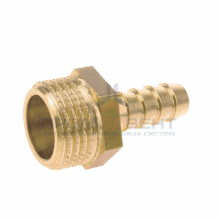 Штуцер с наружной резьбой ELSEN METALIT EBF22 - 1/2" x 16 мм (латунь без покрытия)