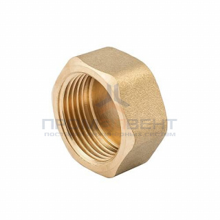 Заглушка с внутренней резьбой ELSEN METALIT EBF02 - 1/2" (латунь без покрытия)