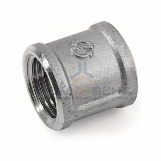 Муфта латунная резьбовая STOUT - 1" (никелированная)