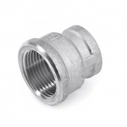 Муфта латунная резьбовая переходная STOUT - 1"1/4 x 3/4" (никелированная)