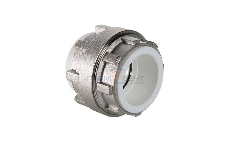 Муфта разъемная VALTEC VTp.763 - 75 (для полипропиленовых труб под пайку, цвет белый)