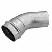 Отвод 45° Conex Banninger PC 5040 - 35 (оцинкованная сталь)