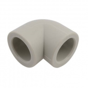 Отвод 90° FV-Plast - 20 (для полипропиленовых труб под пайку, цвет серый)