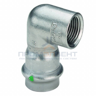 Отвод 90° Viega Sanpress Inox 2314.2 - 15 x 3/4" (нержавеющая сталь)