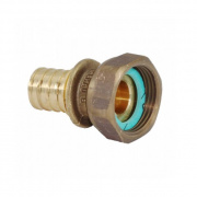 Переход на накидную гайку REHAU RX - 25 x 1" (бронза, для труб из сшитого полиэтилена RAUTITAN)