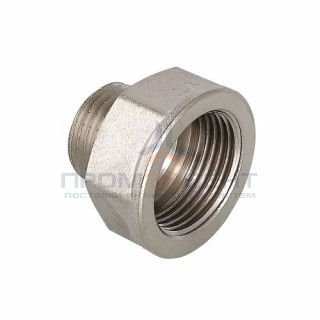 Переход с внутренней резьбы на наружную VALTEC VTr.592 - 1"1/4 х 1" (латунь никелированная)