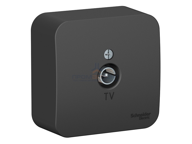 Розетка ТВ Blanca Schneider Electric антрацит изол.пластина