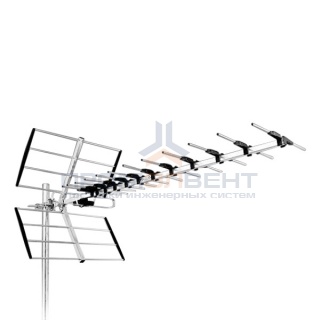 Антенна эфирная UL-12 усиление 11-12 дБ (аналог/ DVB-T/ DVB-T2) 15 элементов, 128,2см