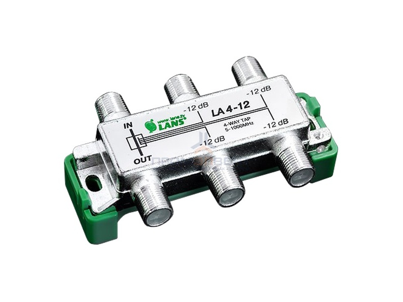 Ответвитель 4 отвода 12.0 дБ