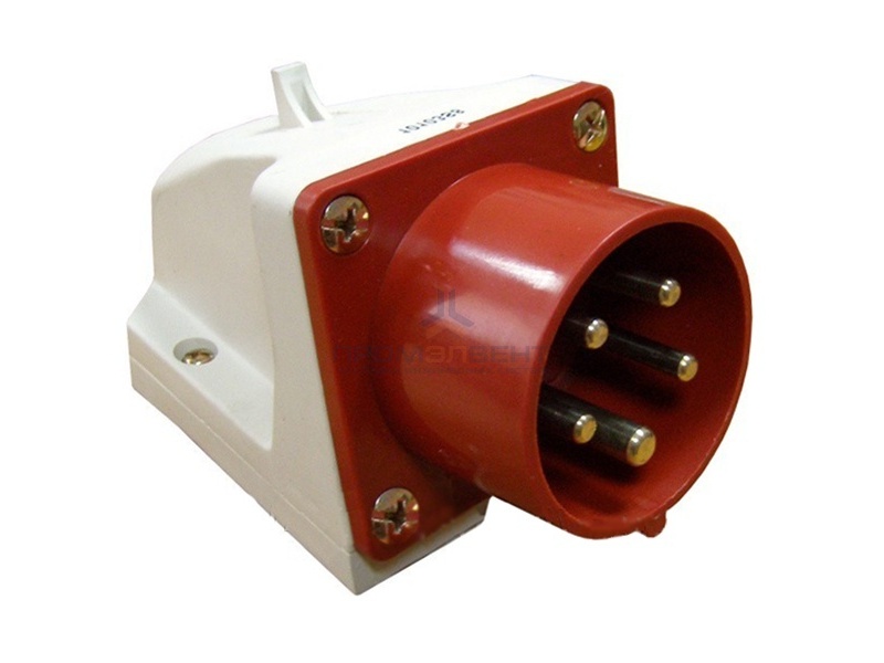 Вилка 515 стационарная 3Р+РЕ+N16А 380В IP44 ИЭК