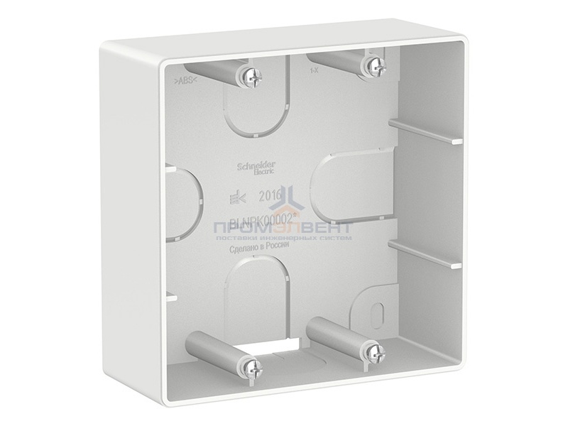 Коробка накладного монтажа для силовой розетки 32А Schneider Electric белая