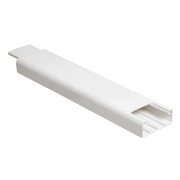 Кабель-канал 80х40 "ПРАЙМЕР" парапетный с крышкой 60 мм (кабельный короб)