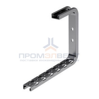 Легкая консоль потолочная для пров. лотка осн.100 мм, толщ.2,5 мм