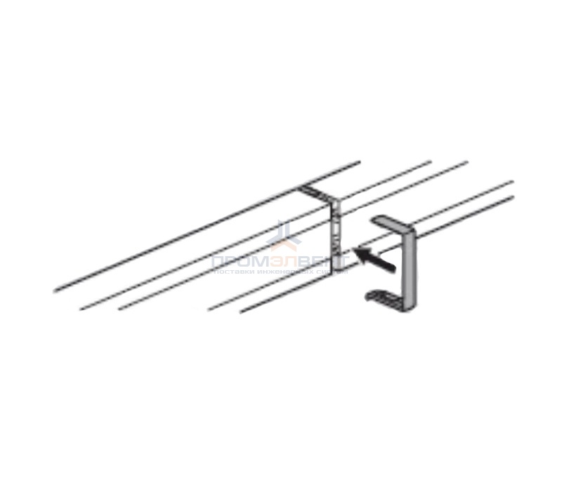 Накладка на стык 24x14мм Legrand METRA