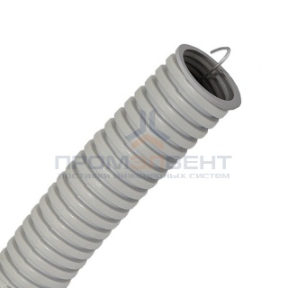 Труба гофрированная ПВХ d32мм с протяжкой [бухта 25м]