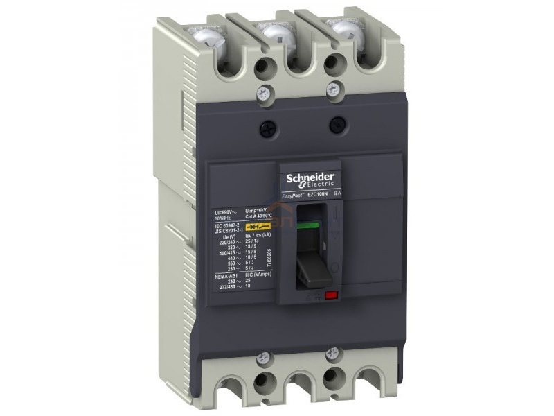Автоматический выключатель Schneider Electric EZC100N 32A 18 кА/380В 3П3T (автомат)