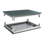 Комплект, крыша с фланцем и основание, для шкафов, 600 x 1000 мм