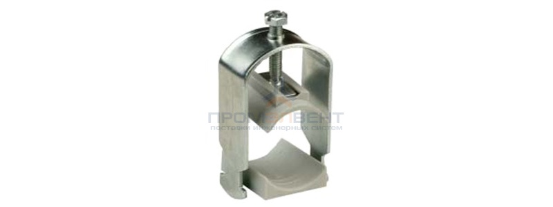 Кабельный зажим для С-профиля, диаметр кабеля 42-50 мм