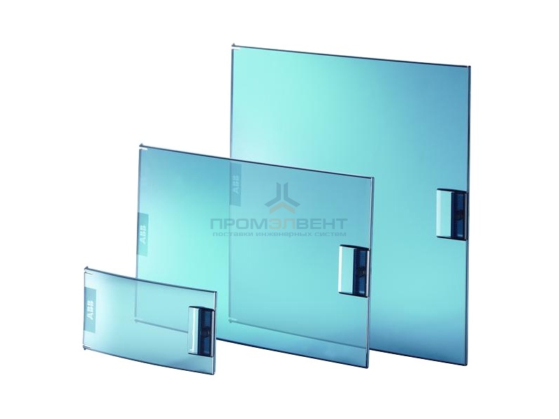 Дверь зеленая 4 модуля ABB Mistral41 в нишу