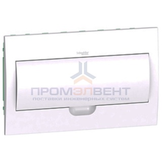 Бокс встраиваемый Schneider Electric Easy9 на 18 модулей с белой дверью с клемниками N+PE