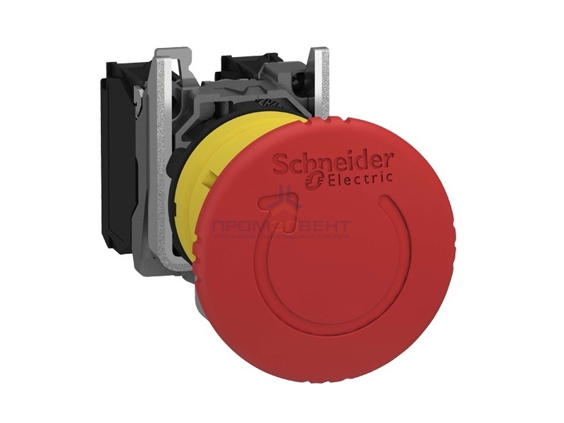 Кнопка аварийной остановки Schneider Electric XB4BS8442 с возвратом поворотом